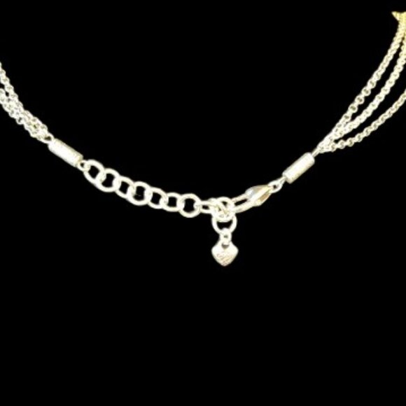 BRIGHTON Deco 2 Tone Multi-Strand Necklace (1288) - Retired - LNC - Picture 5 of 6